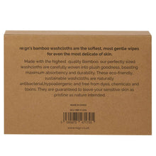 Load image into Gallery viewer, Re:gn Organic Bamboo Face Cloths – Ultra-Soft Eco Washcloths, Pastel 6 Pack