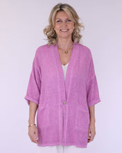 Load image into Gallery viewer, Linen and Cotton Blend Kimono