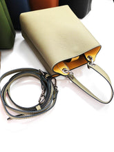 Load image into Gallery viewer, Soft Genuine Leather 2 Compartment Hand Bag