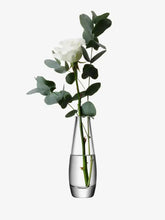Load image into Gallery viewer, Flower Single Stem Vase H17cm Clear