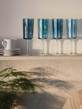 Load image into Gallery viewer, Gems Champagne Flute 210ml Assorted Sapphire x 4