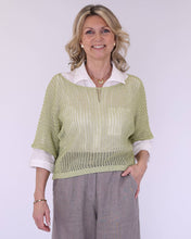 Load image into Gallery viewer, Cotton Blend Loose Knit Tunic