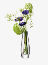 Load image into Gallery viewer, Flower Single Stem Vase H17cm Clear