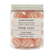 Load image into Gallery viewer, Pink Fizz Hard Boiled Sweets in Jam Jar