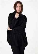 Load image into Gallery viewer, Cashmere Like Mini Cable Roll Neck Jumper