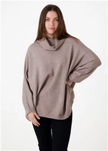 Load image into Gallery viewer, Cashmere Like Mini Cable Roll Neck Jumper