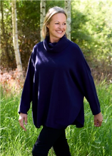 Load image into Gallery viewer, Cashmere Like Mini Cable Roll Neck Jumper