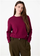 Load image into Gallery viewer, Fitted Crew Neck Long Sleeve Jumper