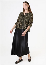 Load image into Gallery viewer, A-Line Bias Cut Satin Skirt
