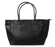 Load image into Gallery viewer, Suede two style shopper bag