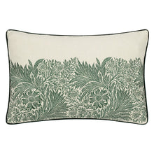 Load image into Gallery viewer, Morris & Co Marigold Embroidered Rectangular Cushion