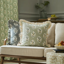Load image into Gallery viewer, Sessile Leaf Ruffle Cushion
