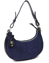 Load image into Gallery viewer, Suede / Leather small shoulder cross body bag