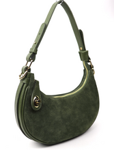 Load image into Gallery viewer, Suede / Leather small shoulder cross body bag