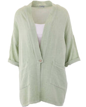 Load image into Gallery viewer, Linen and Cotton Blend Kimono