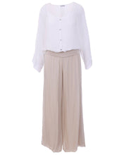 Load image into Gallery viewer, Silk Blend Two Piece Shirt