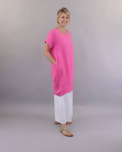 Load image into Gallery viewer, Coconut Button Linen Dress
