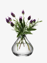 Load image into Gallery viewer, Flower Sprig Vase H11cm Clear