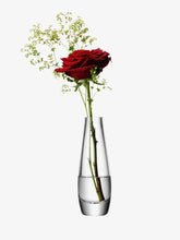 Load image into Gallery viewer, Flower Single Stem Vase H17cm Clear