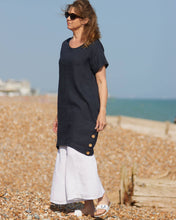 Load image into Gallery viewer, Coconut Button Linen Dress