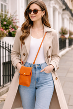 Load image into Gallery viewer, Italian Genuine Leather Mobile Cross Body Bag