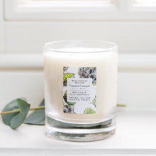 Load image into Gallery viewer, Earl Grey & Sweet Hydrangea Glass Candle