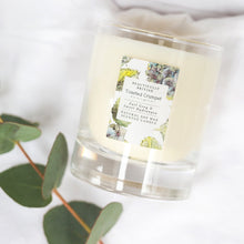 Load image into Gallery viewer, Earl Grey & Sweet Hydrangea Glass Candle