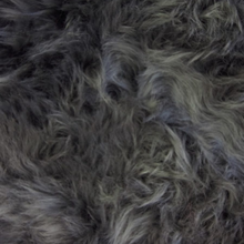 Load image into Gallery viewer, Sheepskin Rug Long Wool Dark Grey