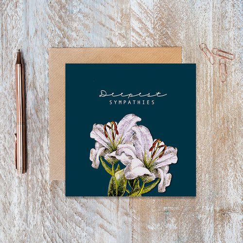 Deepest Sympathies Card - Little Gems Interiors