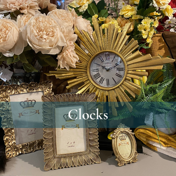 Mantel Clocks & Wall Clocks at Little Gems Interiors
