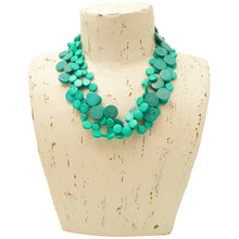 Load image into Gallery viewer, Strand Cascade Necklace - Turquoise
