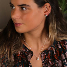 Load image into Gallery viewer, Silver plated infinity knot necklace
