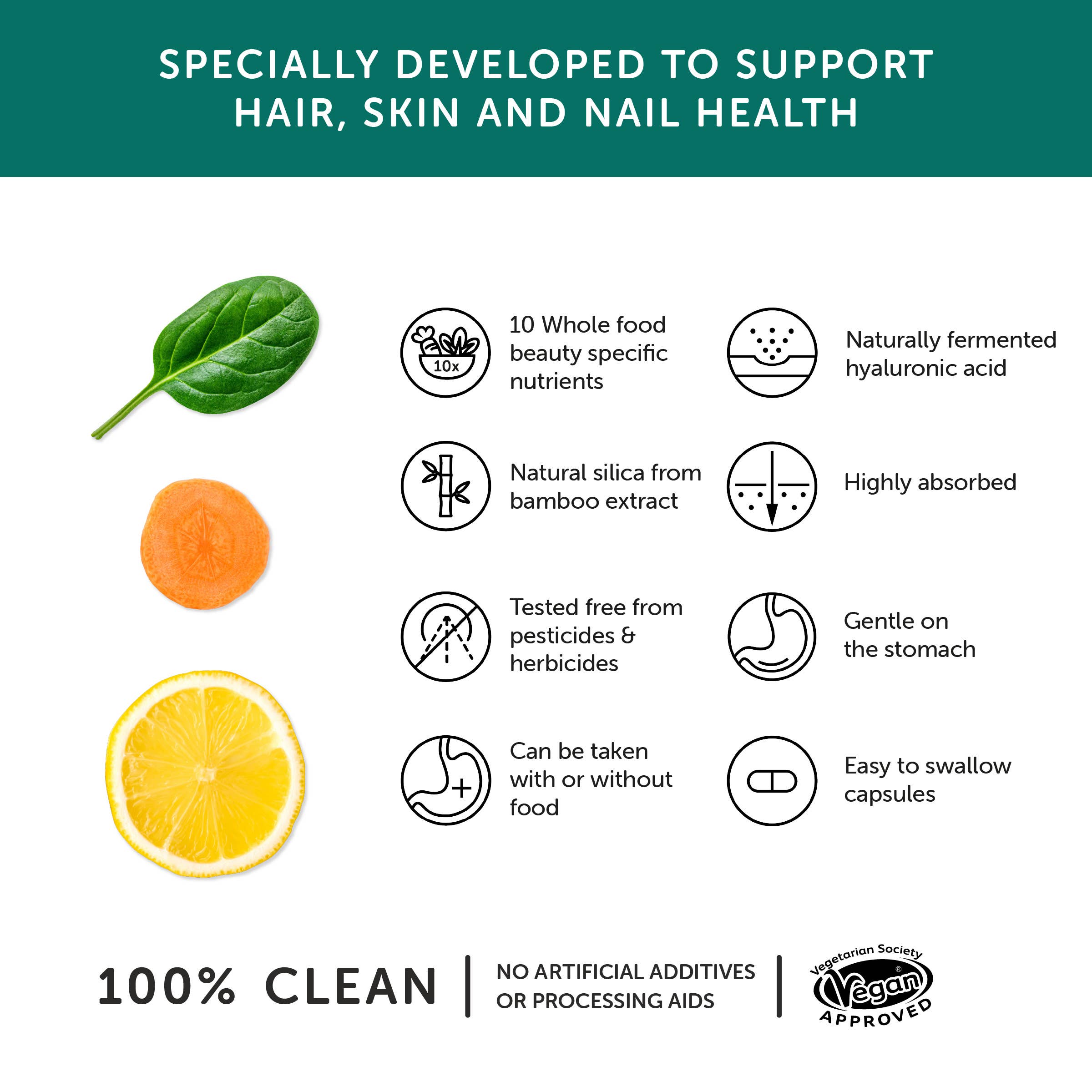 Together Health Beautiful Hair, Skin & Nail Wholefood Multi