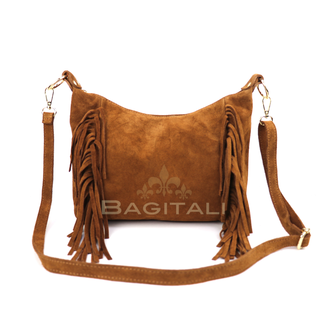 Medium Crossbody Bag with Tassel Detail