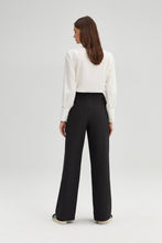 Load image into Gallery viewer, RIBBED CREPE TROUSERS
