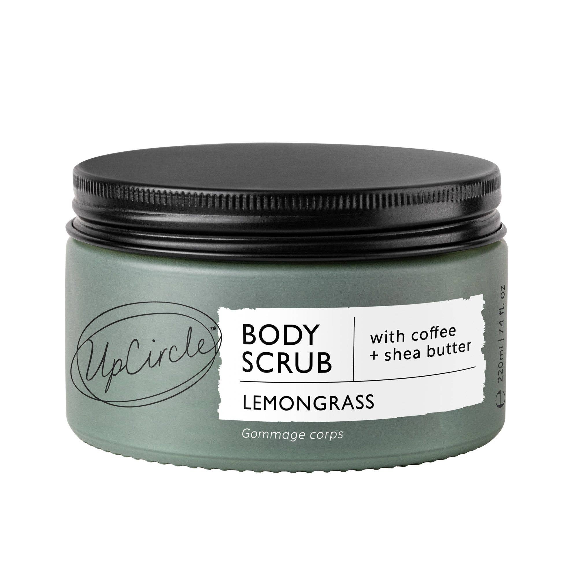 Upcircle I Lemongrass Body Scrub with Coffee + Shea Butter