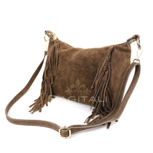 Load image into Gallery viewer, Medium Crossbody Bag with Tassel Detail
