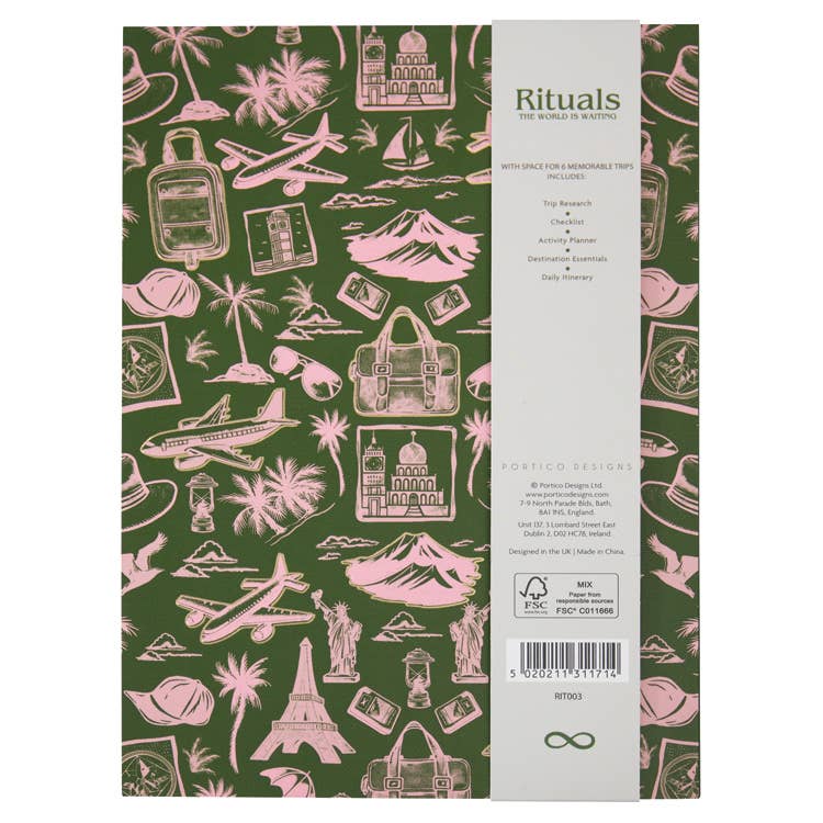 Rituals The World is Waiting Guided Travel Journal/Planner