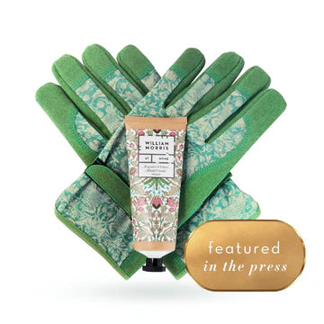 Golden Lily Gardening Glove & Hand Cream Set