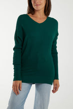 Load image into Gallery viewer, V-Neck Ribbed Jumper
