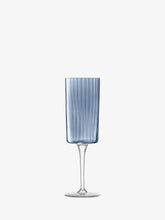 Load image into Gallery viewer, Gems Champagne Flute 210ml Assorted Sapphire x 4
