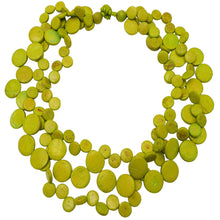 Load image into Gallery viewer, Strand Cascade Necklace - Lime

