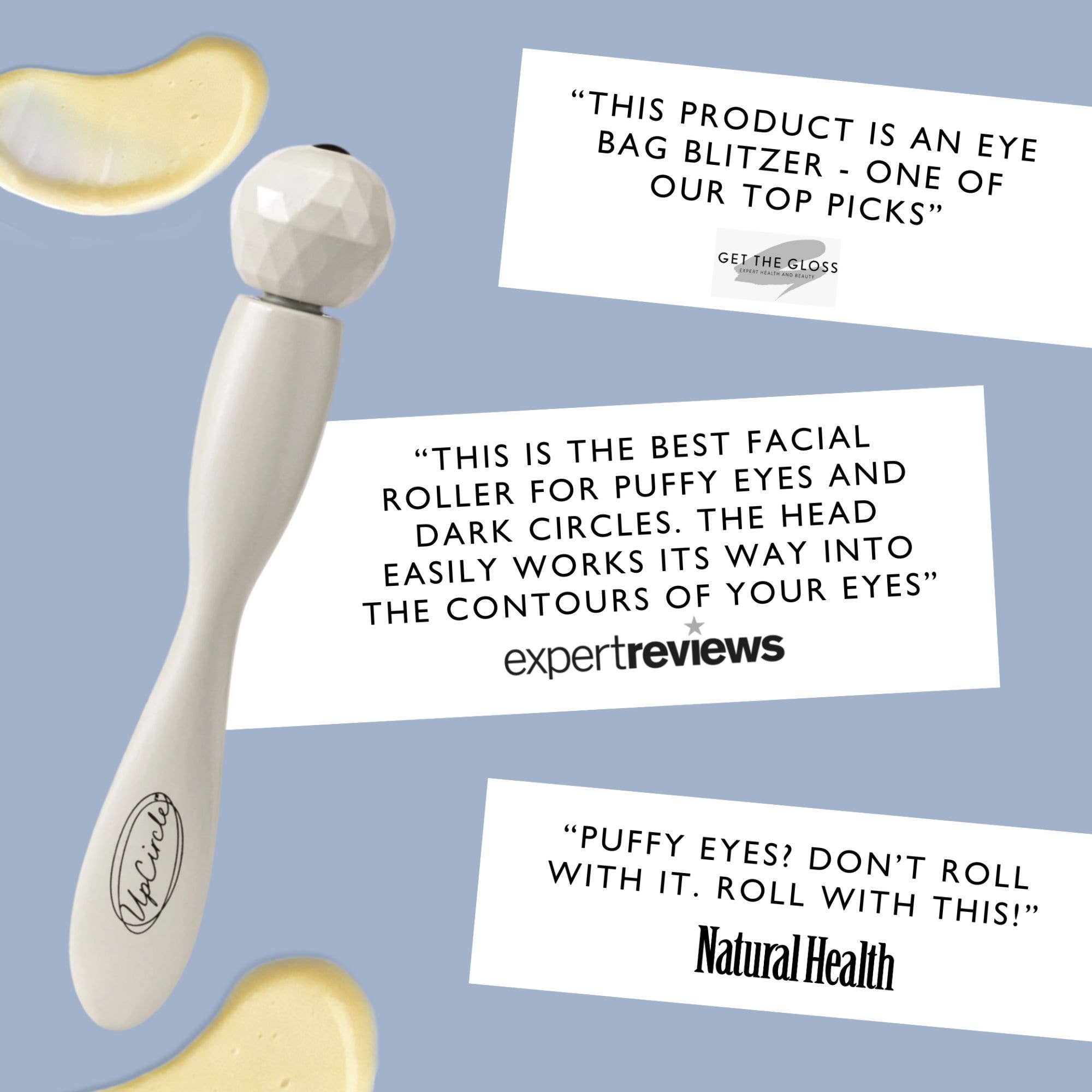 Upcircle I Eye Roller for dark circles + puffy eyes