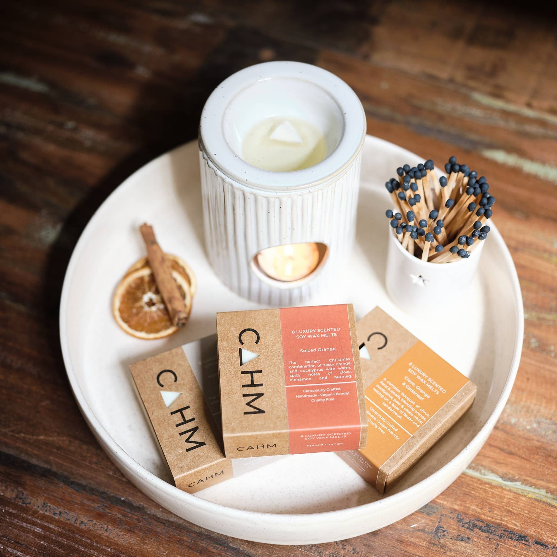 Spiced Orange Soy Wax Melts | Christmas Wax Melts Gift Box