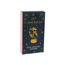 Load image into Gallery viewer, Gold Christmas Angel Tealight Spinner
