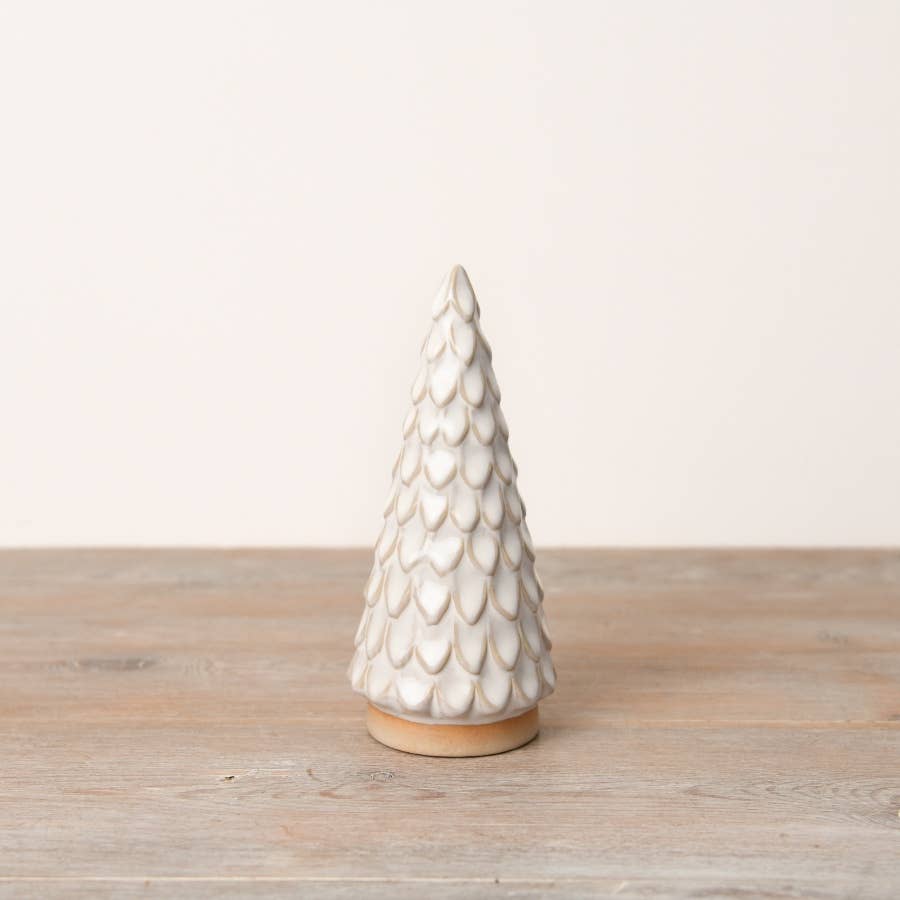 Scalloped Ceramic Tree - Small