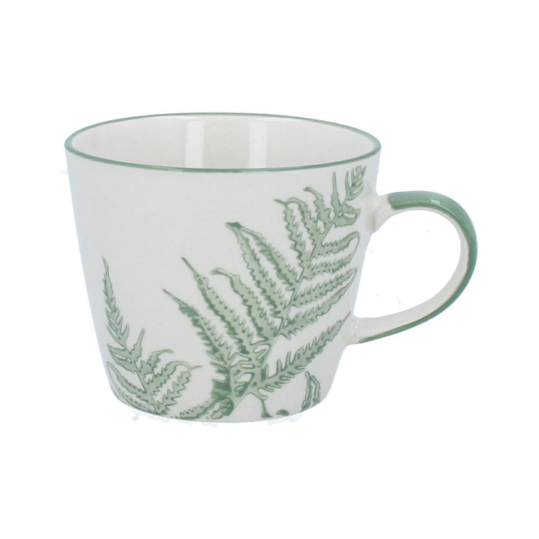Ceramic Mug Green Fern