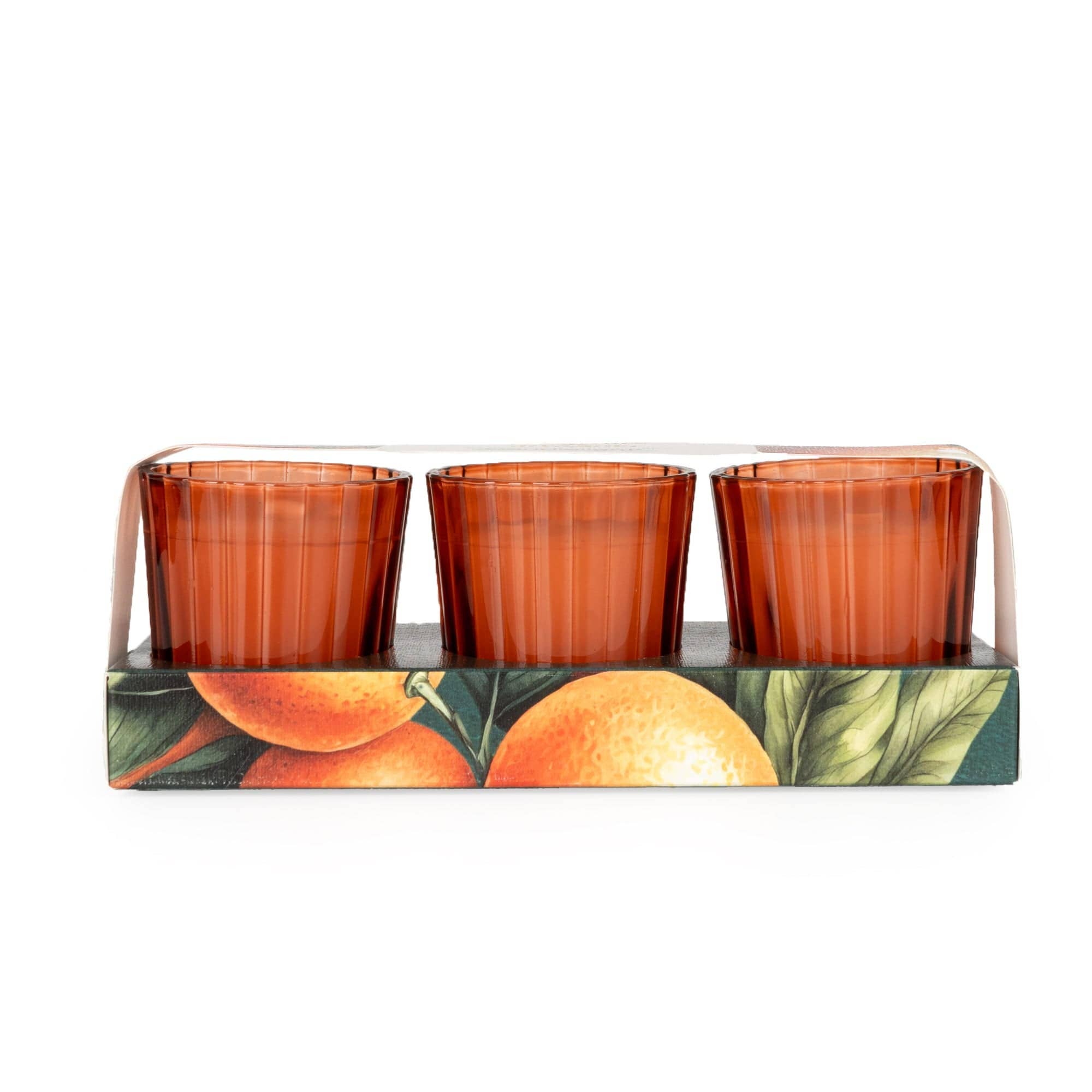 Set of 3 Votives - Mandarin & Orange Blossom 6PK