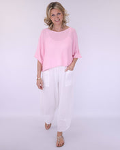 Load image into Gallery viewer, Linen and Cotton Blend Hareem Pants
