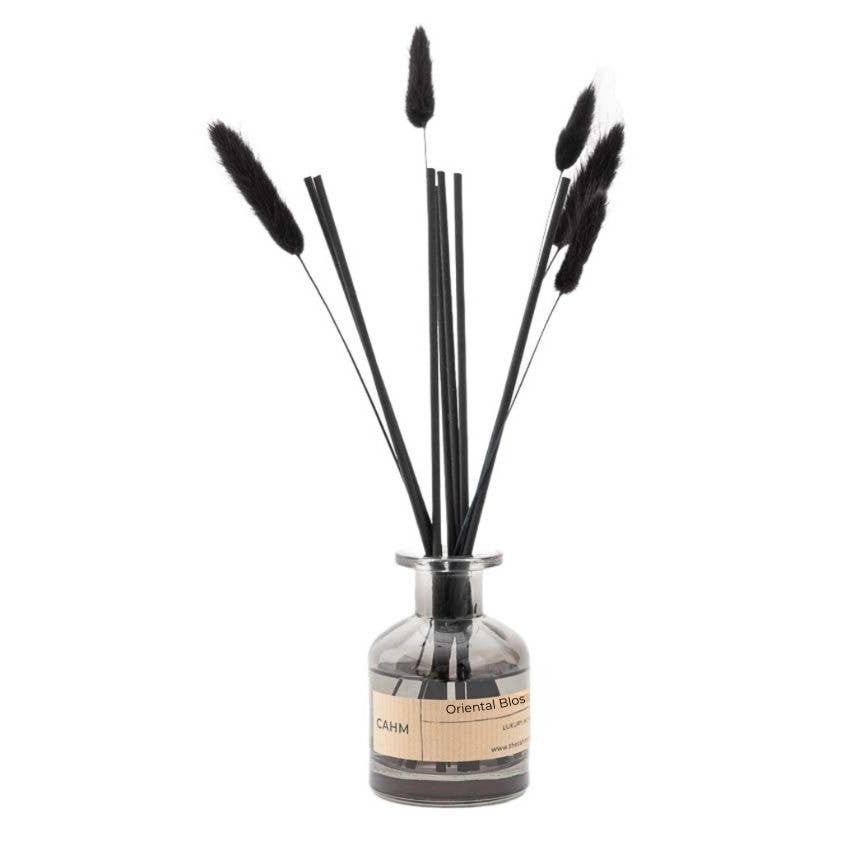 Oriental Blossom Luxury Reed Diffuser - Black | Reed Diffuser